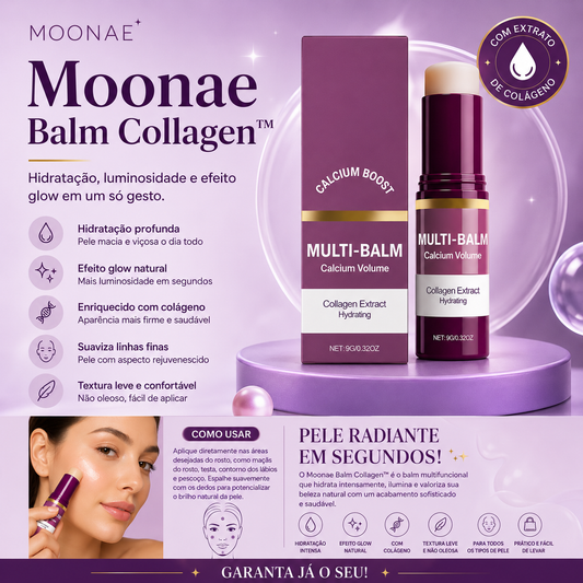 Moonae Balm Collagen™ - Efeito Glow Natural