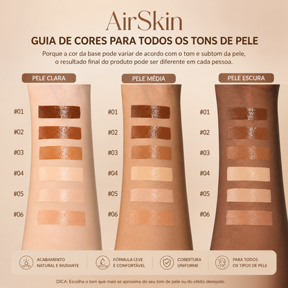 AirSkin™ – Base Sérum em Bastão | Pague 1 Leve 2